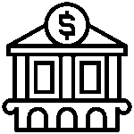 icon bank black