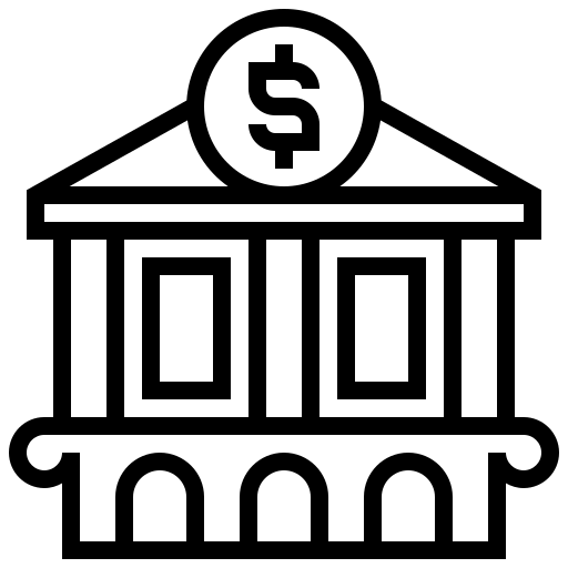 icon bank black