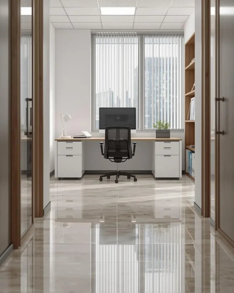 office cleaned