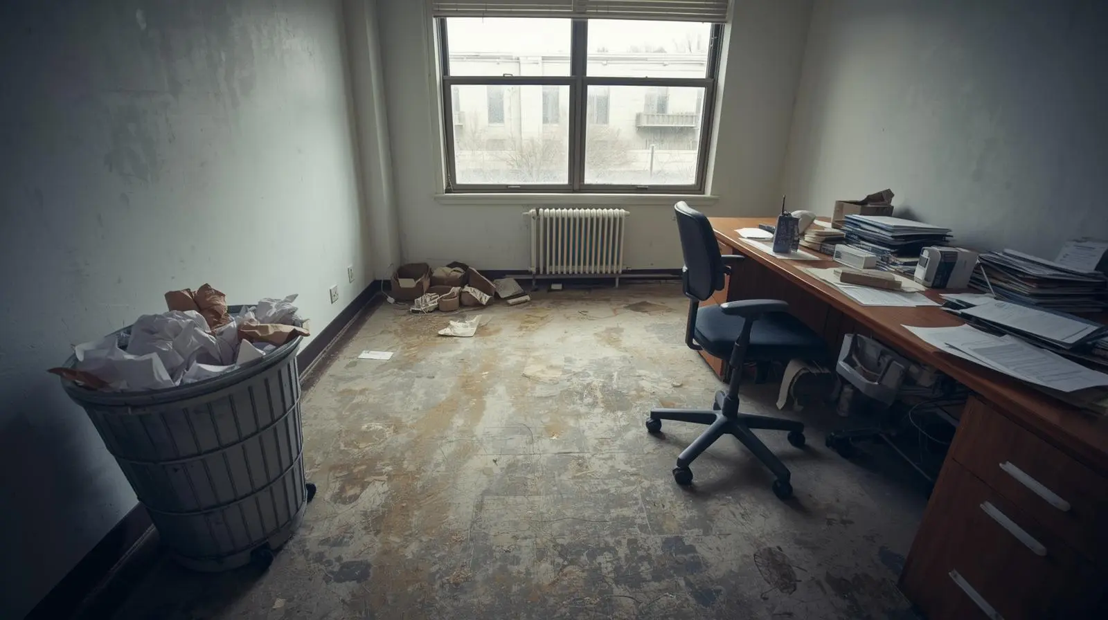 office cleaned